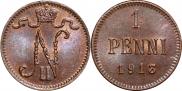 1 penni 1913 year