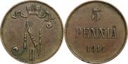 5 pennia 1914 year