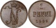1 penni 1909 year