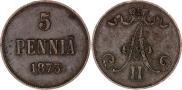 5 пенни 1873 года
