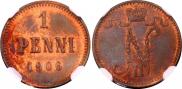1 penni 1906 year