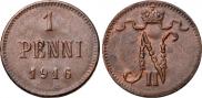 1 пенни 1916 года