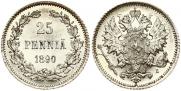 25 пенни 1890 года
