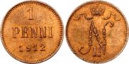 1 пенни 1912 года