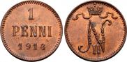 1 пенни 1914 года