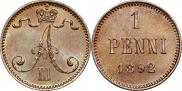 1 penni 1892 year