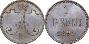 1 penni 1892 year