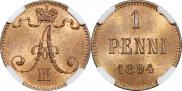 1 пенни 1894 года
