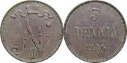 5 пенни 1906 года