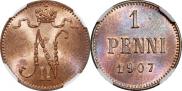1 пенни 1907 года
