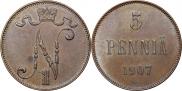 5 пенни 1907 года