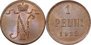 1 пенни 1912 года