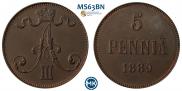 5 пенни 1889 года