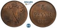 5 пенни 1898 года