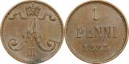 1 пенни 1883 года