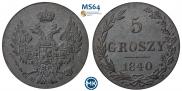 5 groszy 1840 year