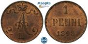 1 penni 1893 year