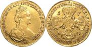 10 roubles 1780 year
