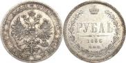 1 рубль 1866 года