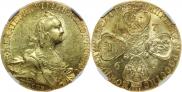 10 roubles 1766 year