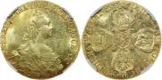 10 roubles 1773 year