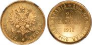 20 markkaa 1912 year