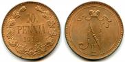 10 pennia 1910 year