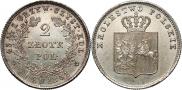 2 злотых 1831 года