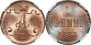1 penni 1883 year