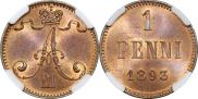 1 пенни 1893 года