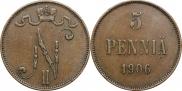 5 pennia 1906 year