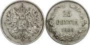 25 пенни 1909 года