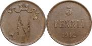 5 pennia 1912 year