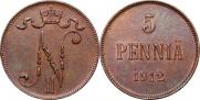 5 pennia 1912 year
