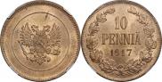 10 pennia 1917 year