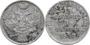 15 копеек - 1 злотый 1837 года