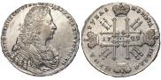 1 рубль 1729 года