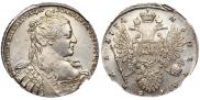 1 рубль 1734 года