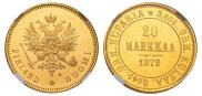 20 markkaa 1879 year