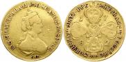 5 roubles 1782 year