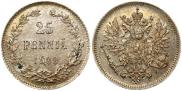 25 пенни 1909 года