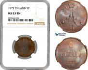 5 пенни 1875 года