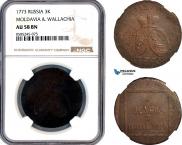 2 пара - 3 копейки 1773 года
