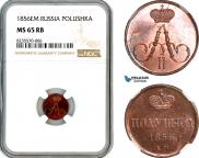 Полушка 1856 года