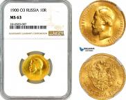 10 roubles 1900 year