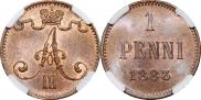 1 пенни 1883 года