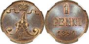 1 пенни 1894 года