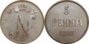 5 pennia 1897 year