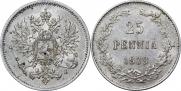 25 пенни 1909 года