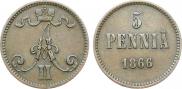5 пенни 1866 года